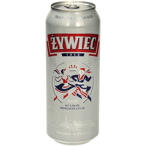 Licht bier "Zywiec" 5,5% vol.