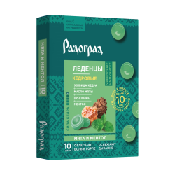 RadoGrad keel- en immuniteitspastilles met munt en menthol