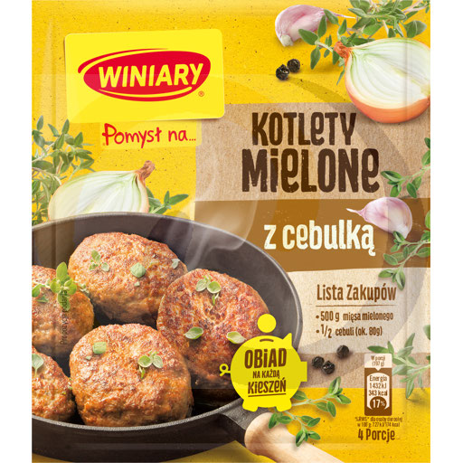 Winiary Idee voor... Burgers met Ui 69 g
