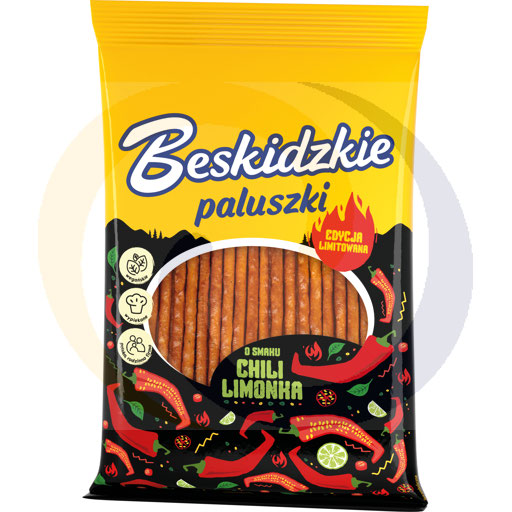 Aksam Beskidzkie pretzelstokjes chili-limoen 60g