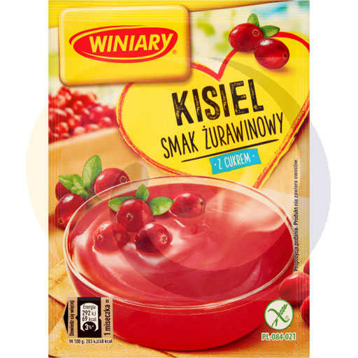 Winiary Cranberry Smaak Soft Jelly met Suiker 77 g