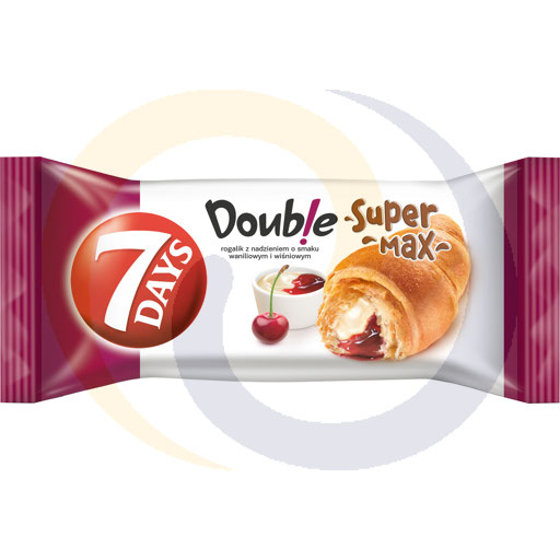 7 Days Double croissant vanille–kers 110g