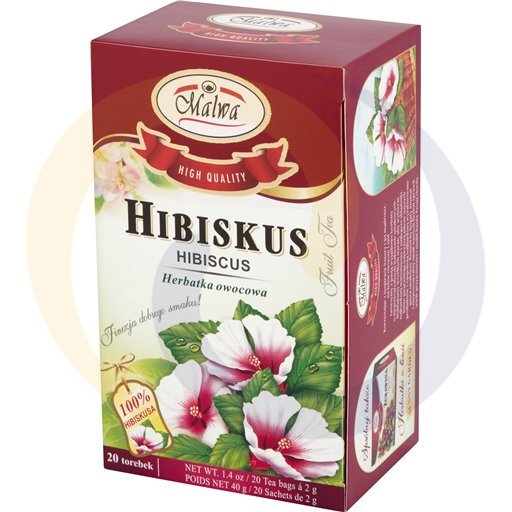 Malwa Hibiscus Bloemen Thee 20t*2,0g