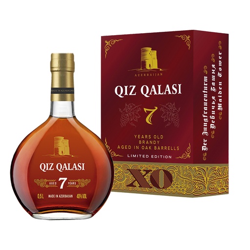 Азербайджанский бренди XO "QIZ QALASI" 7 лет, 40% алк.