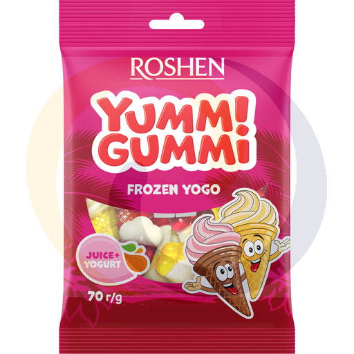 Вкусные желейные конфеты Yummi Gummi Замороженные Його 70г Рошен