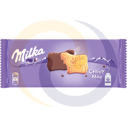 Milka Choco Moo Koekjes Belegd met Alpenmelkchocolade 120 g