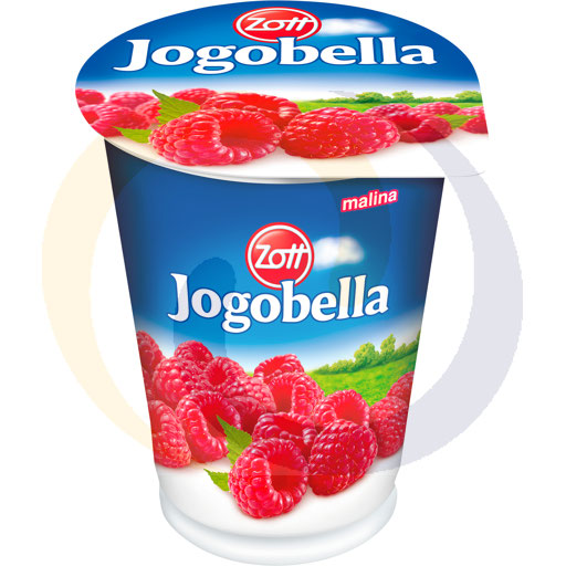 Jogobella Yoghurt 400g standaard framboos/perzik Zott
