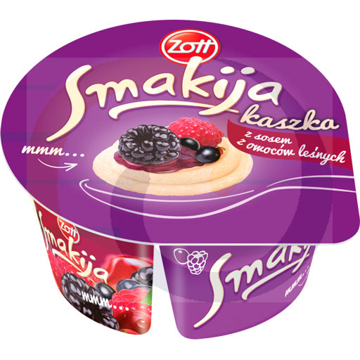 Smakija 130g pap met framboos / bessen SEIZOEN Zott
