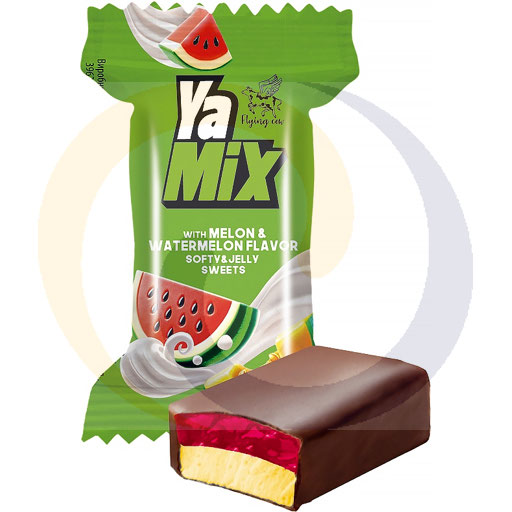 Yamix schuim–gelei snoepjes meloen–watermeloen