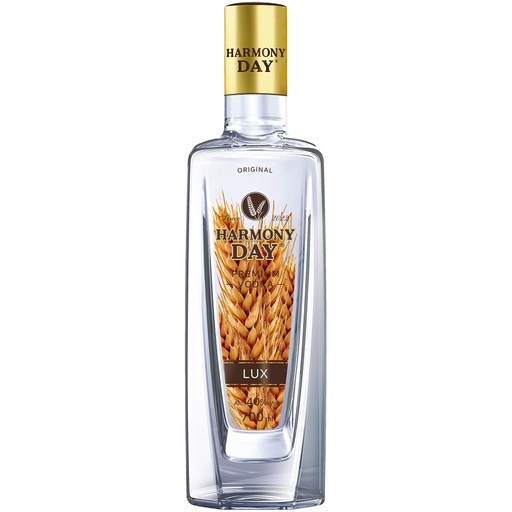 "HARMONY DAY" wodka Lux, 40% vol.