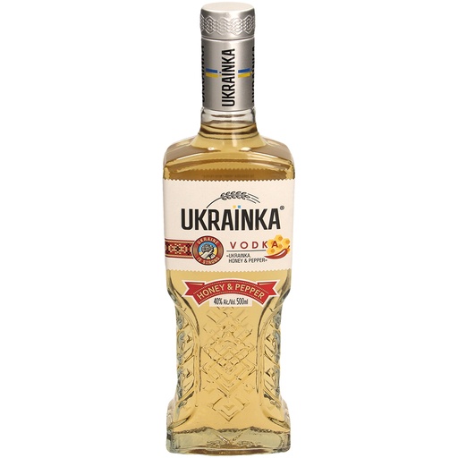 Спиртной напиток "Украинка. Мед с перцем", 40% алк.