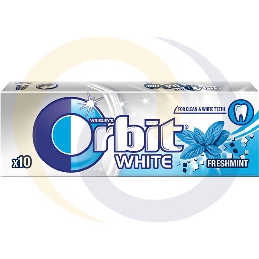 Orbit Жевательные резинки Драже Белая Свежая Мята 30шт Wrigl