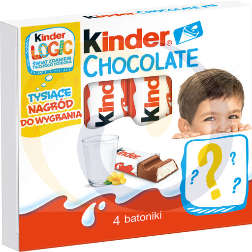 Kinder Chocolate melkchocoladereep met melkcrèmevulling 50g