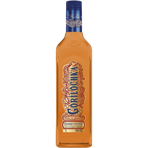 Gearomatiseerde wodka "GORILOCHKA" Honing - Peperoni. , 40% 