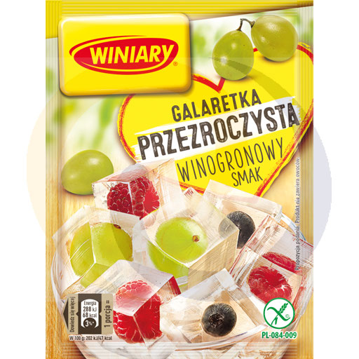 Winiary Druivensmaak Transparante Gelatine 71 g
