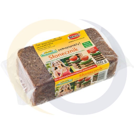 Mestemacher volkoren roggebrood met zonnebloempitten 500g