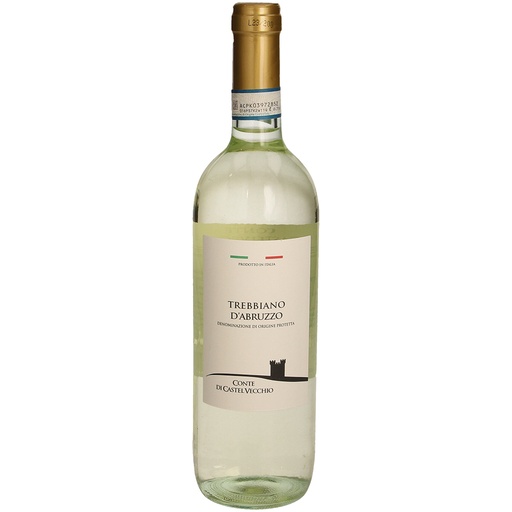 Witte wijn uit Italië, g.U. Trebbiano d'Abruzzo.