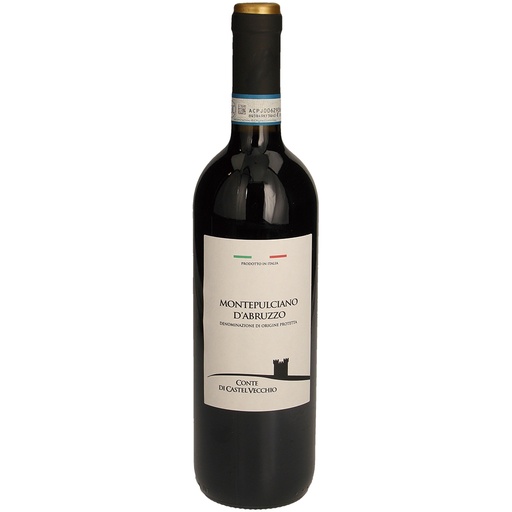 Rode wijn uit Italië, g.U. Montepulciano d'Abruzzo.