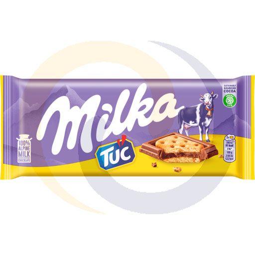 Milka Melkchocolade met Zoute Crackers 87 g