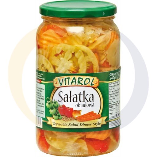 Vitarol groentensalade met groene tomaten 900g