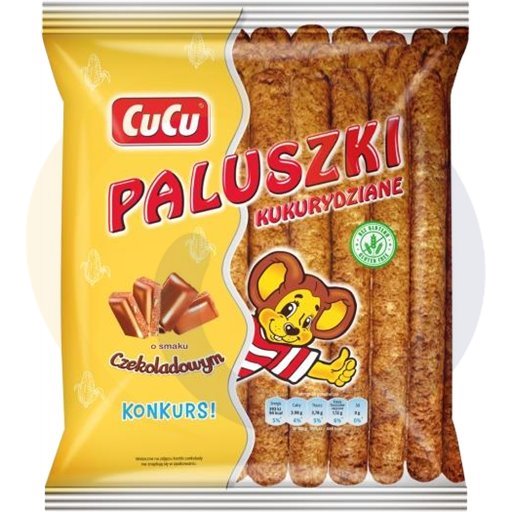 Кукурузные шоколадные палочки Cucu 80г Гузик