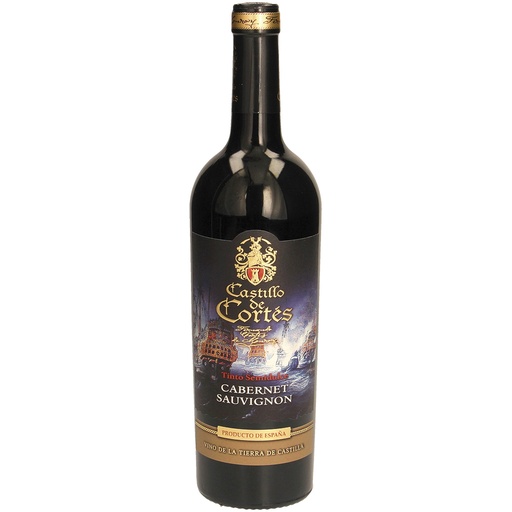 Rode wijn "Castillo de Cortes Cabernet Sauvignon tinto semid
