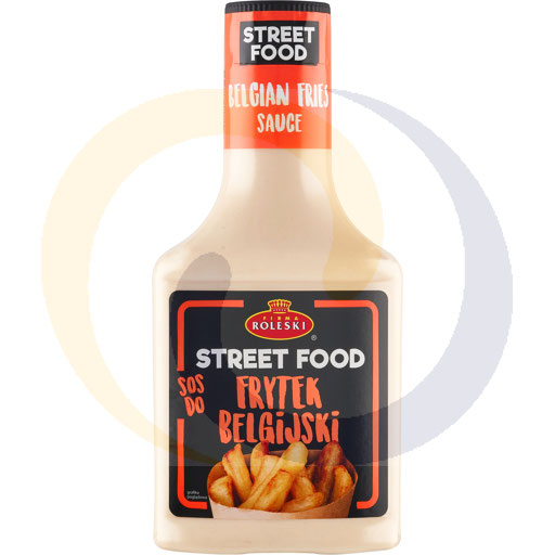 Картофель фри с соусом Бельгийская уличная еда 290г / 6шт Ro