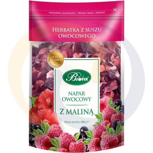 Бификс инфузионный фруктовый чай с малиной 100 г