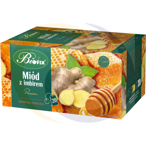 Bifix Premium vruchtenthee honing met gember 40g