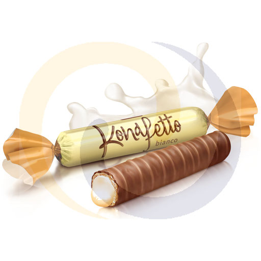 Вафельные трубочки Konafetto белые 1 кг / 5 шт Roshen