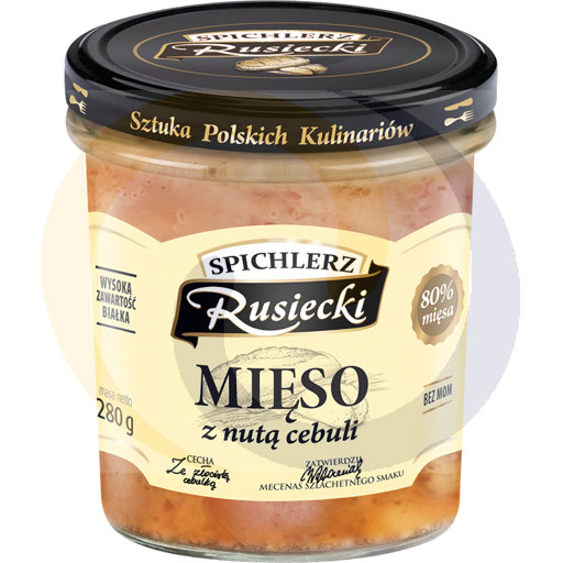 Мясо с легким оттенком лука Спич.Русецкий 280г / 4шт Памапол