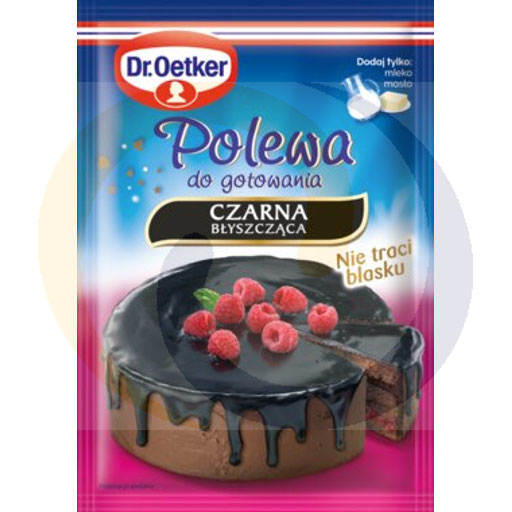 Dr.Oetker glanzende zwarte glazuur 77g