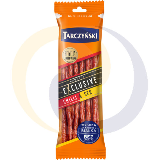 Kabanos exclusieve chili kaas 90g / 18st Tarczyński