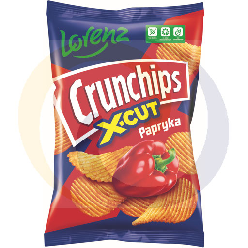 Lorenz Crunchips X-Cut paprika 140g