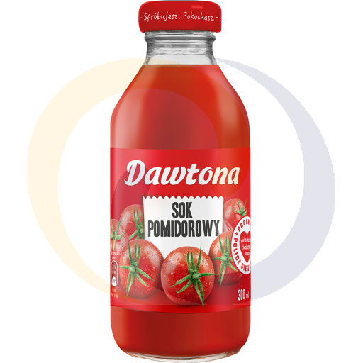 Томатный сок в стеклянной бутылке, 0,3л/12 шт. Dawtona
