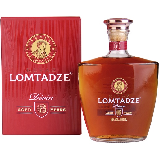 "LOMTADZE" brandy (Kognak) 6 jaar gerijpt in Franse eiken va