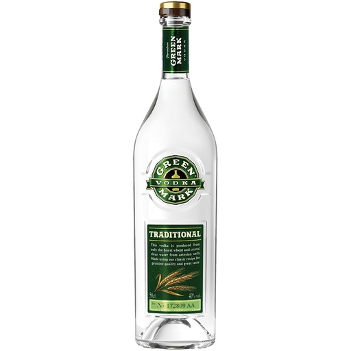 Водка "ЗЕЛЕНАЯ МАРКА традиционная", 40% алк.