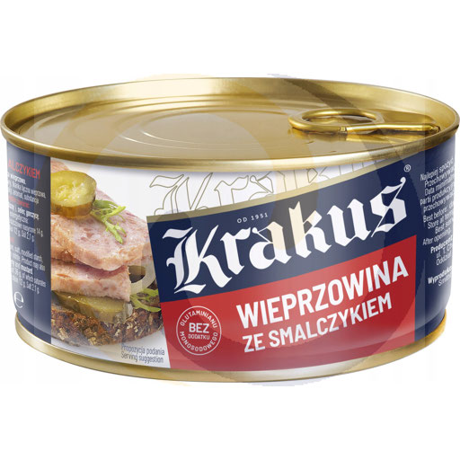 Blikvlees met reuzel 300g Krakus