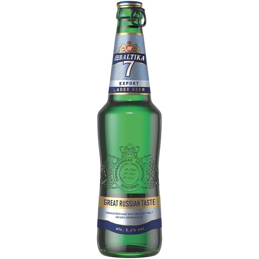 Светлое пиво "Baltika 7 Export", 5,4% алк.