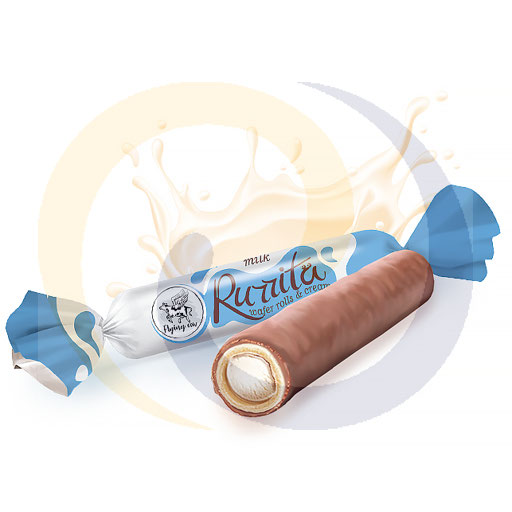 Вафельные трубочки с молочной начинкой 1кг/6 шт Aim Foods