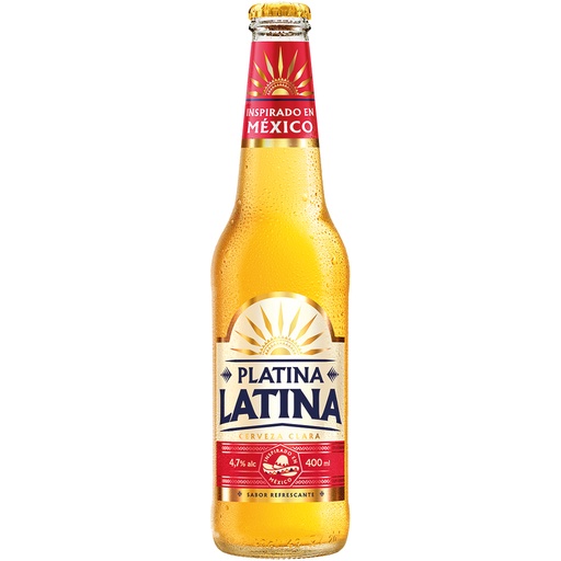 Светлое пиво "Platina Latina", 4,7% алк.