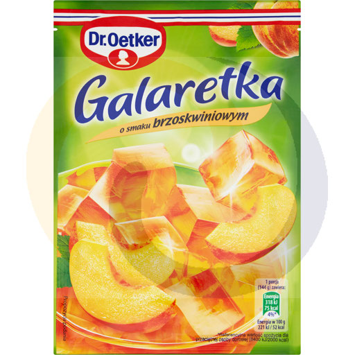 Dr. Oetker Perzik Smaak Gelatine 72 g