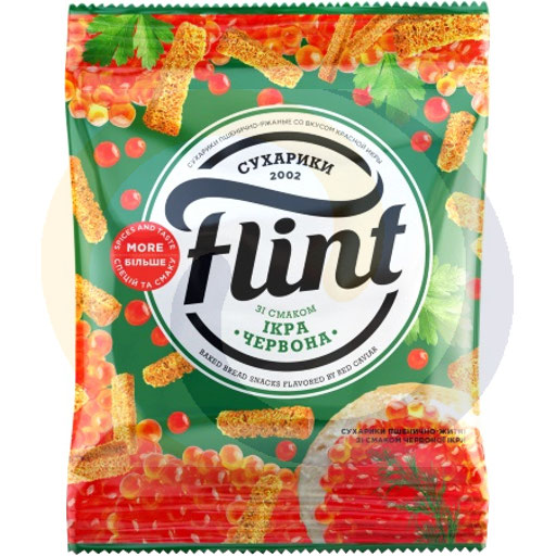 Пшенично-ржаные крекеры со вкусом икры 70 г/22 шт. Flint