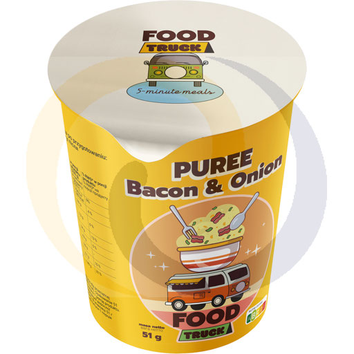 Hanpol Food Truck maaltijd puree spek en ui 51g