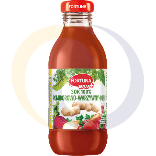 Сок овощной WW с имбирем, стекло 0.3л/15шт Fortuna