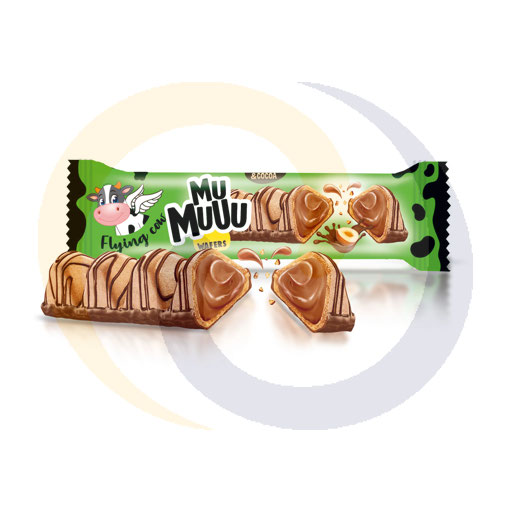 Mu MUU лесные орехи и какао вафли 22г