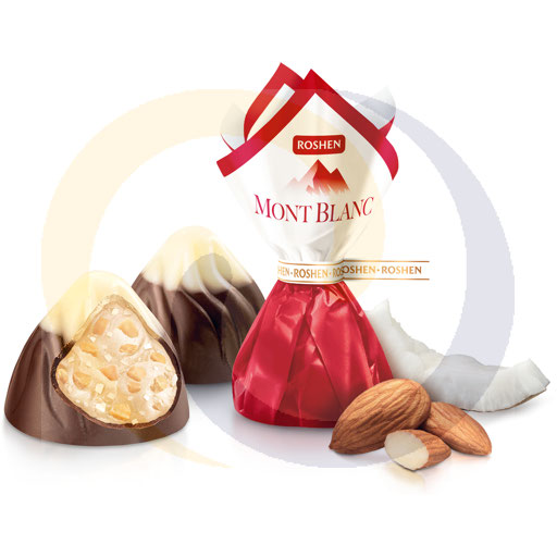 Mont Blanc chocoladesnoepjes met amandel-kokosvulling