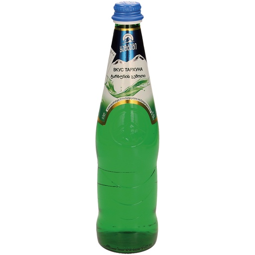 Koolzuurhoudende verfrissingsdrank met dragon smaak.