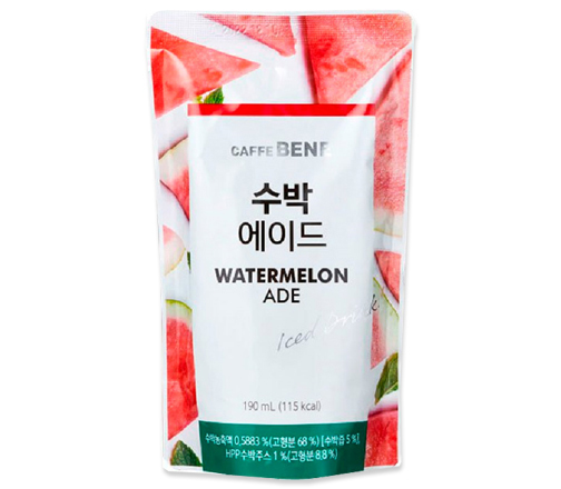 CAFFE BENE Frisdrank met Watermeloensmaak 50x190ml