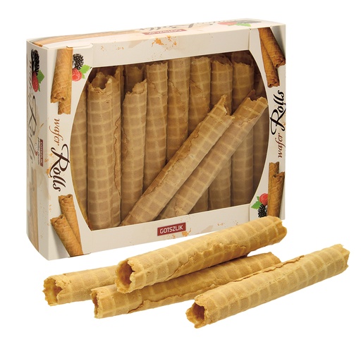 Wafelrolletjes met boter smaak